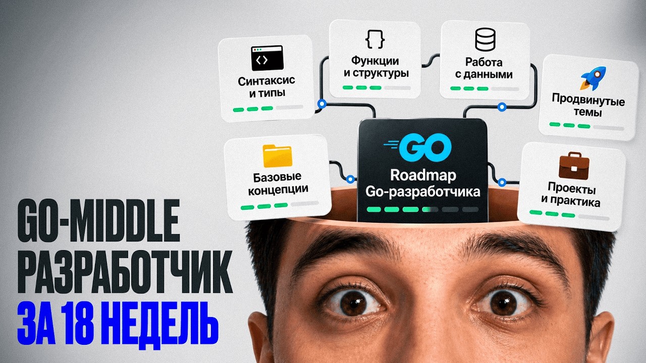 Roadmap Go-разработчика: как дойти с нуля до middle за 18 недель