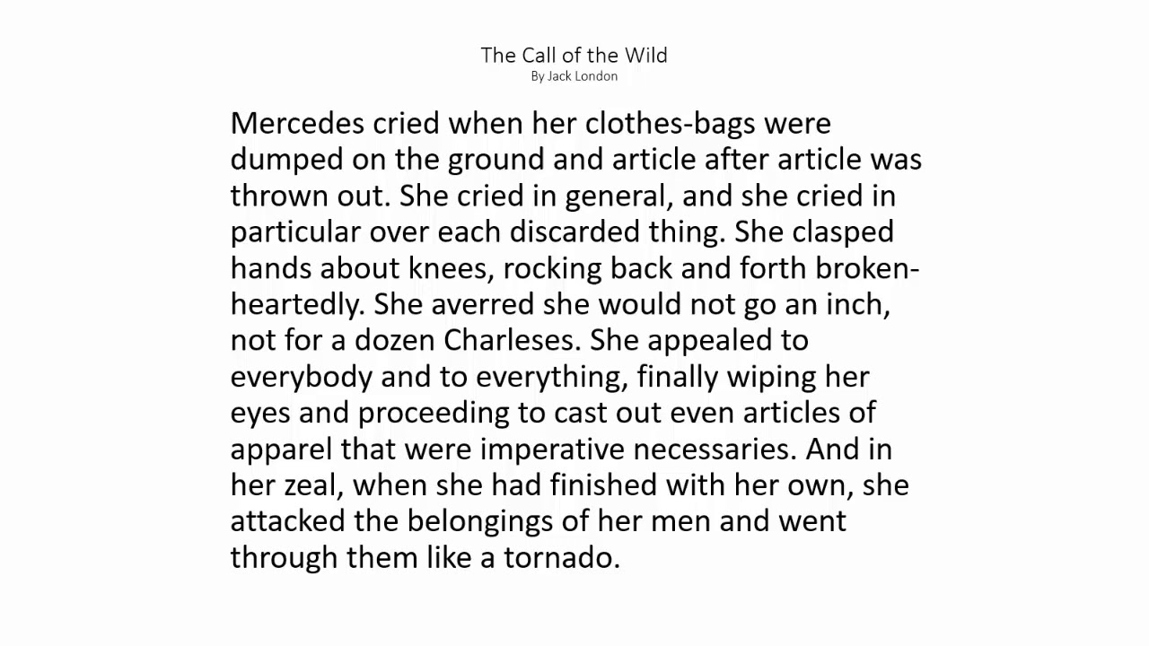The Call of the Wild Chapter 5