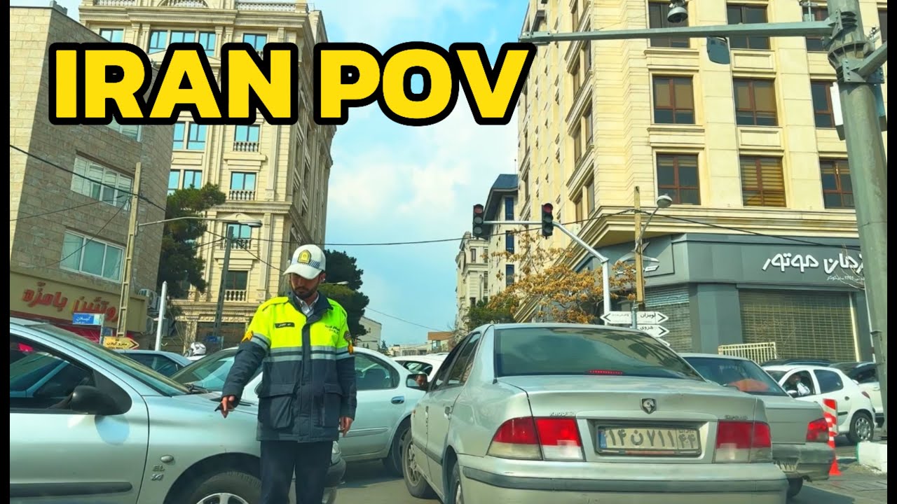 Tehran City Drive 🚗 | Silent POV Driving Through the Streets