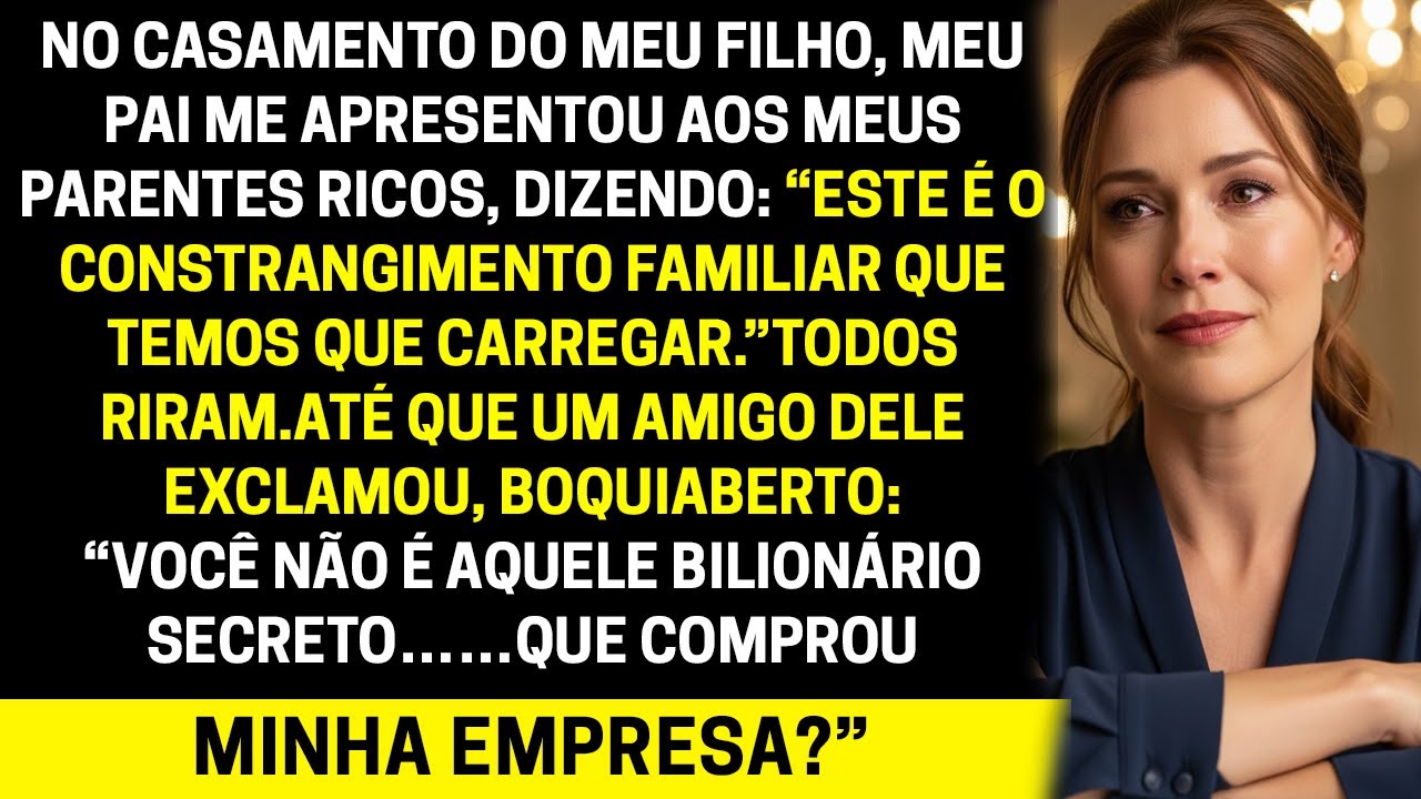 Meu pai me apresentou como _a vergonha da família_ no casamento do meu filho... e depois perdeu tudo