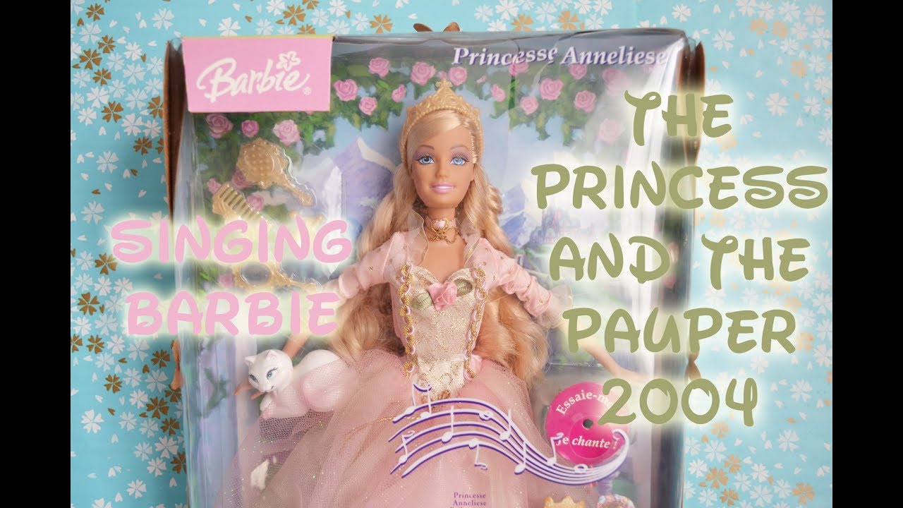 Barbie Princess Anneliese 2004 The Princess and the Pauper doll movie review (FR)