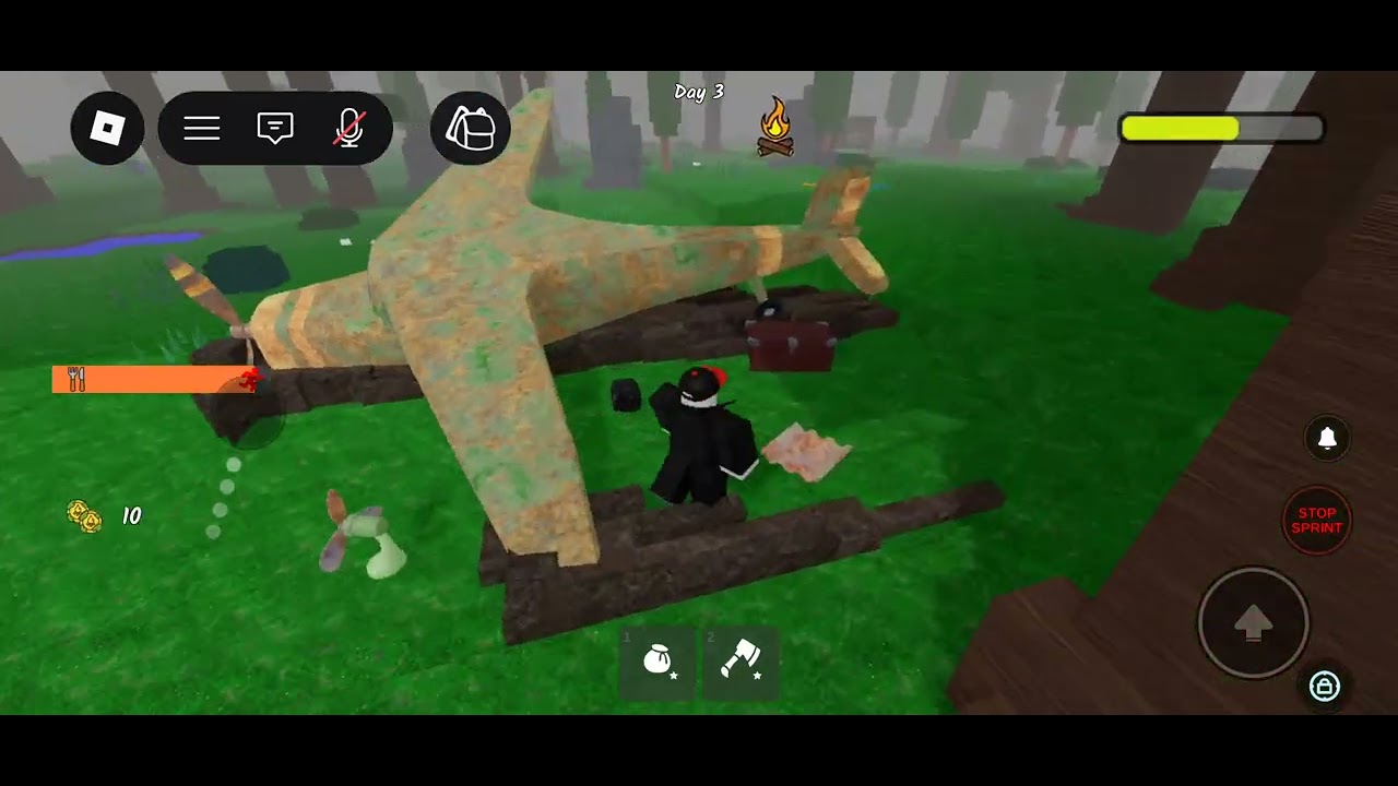 Playing 99 nights in a forest because a viewer recommended it to me