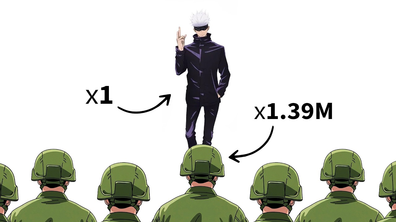 What If Gojo Fought the Entire US Military?