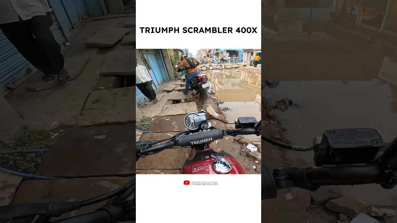 Triumph Scrambler 400x #shorts #automobile #motorcycle #yogibhaiya #rider #bikelovers #bullet #bike