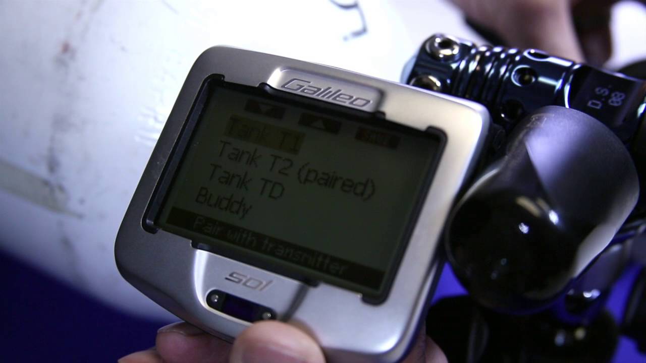 SCUBAPRO - Pairing the Galileo to a transmitter