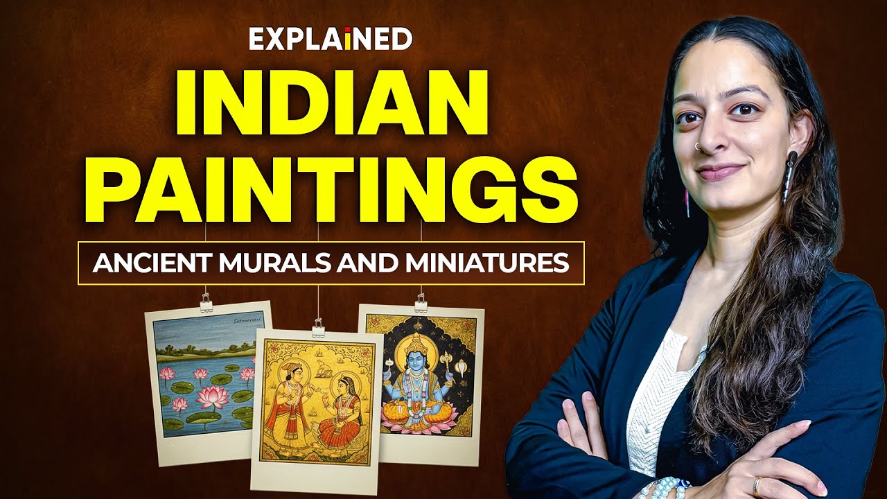 Indian Paintings | Ancient Murals and Miniatures - Explained | Indian Art and Culture 2026