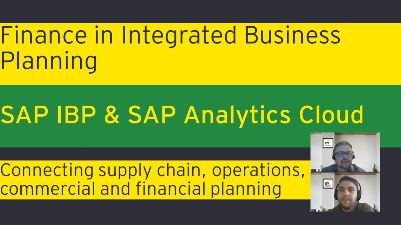Finance in Planning with SAP IBP and SAP Analytics Cloud (SAC)