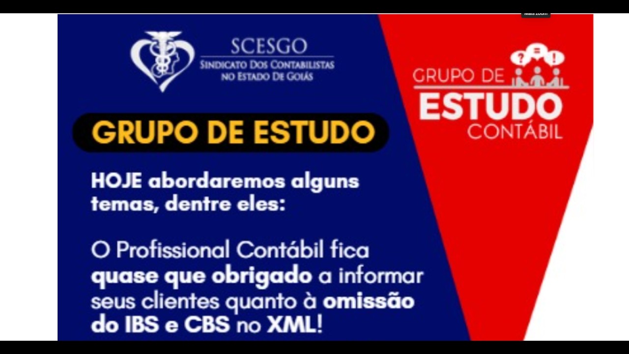 SCESGO - GRUPO DE ESTUDO, 03/03/2026: Tivemos 2 pautas principais. Veja abaixo quais.