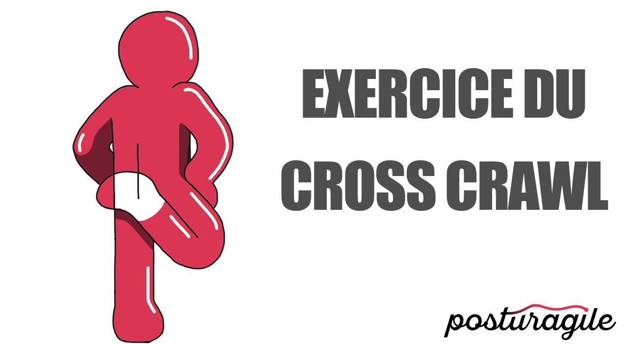 Exercice du Cross Crawl - Posturagile