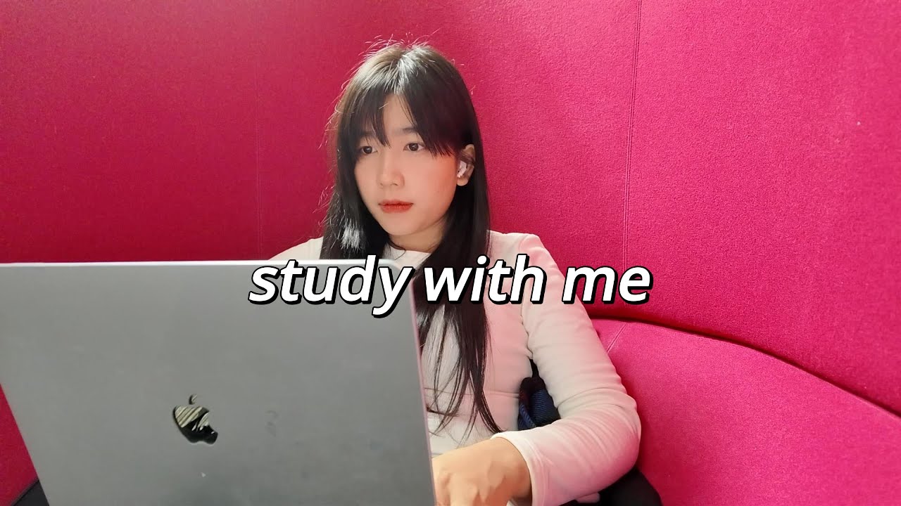 Study With Me - 1 hour, rainy sound
