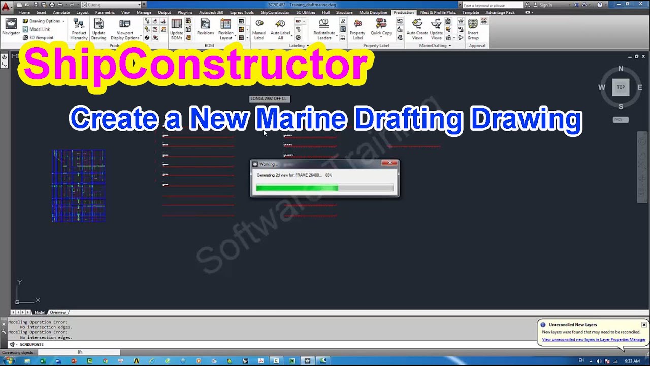 How to Create a New Marine Drafting drawing in ShipConstructor  _ Naval Architect