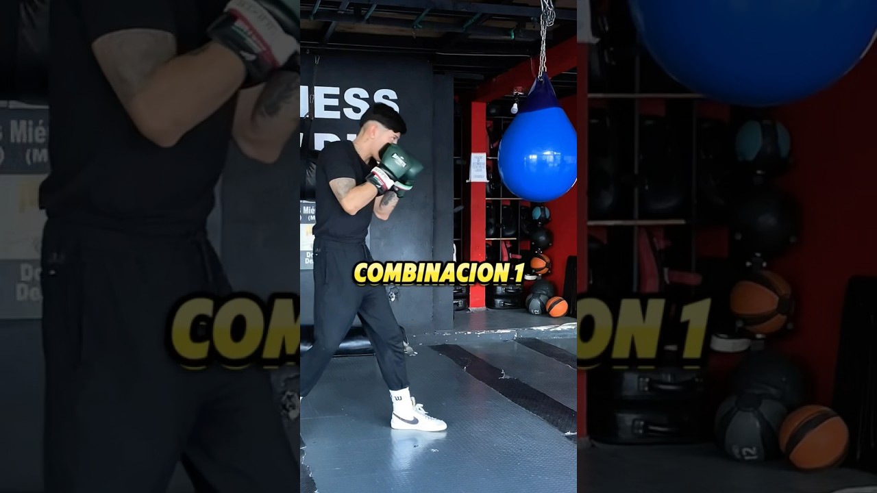 COMBINACIONES BASICAS DE BOXEO #boxeo #boxeoprofesional #boxeomundial #boxingtraining #boxeocubano