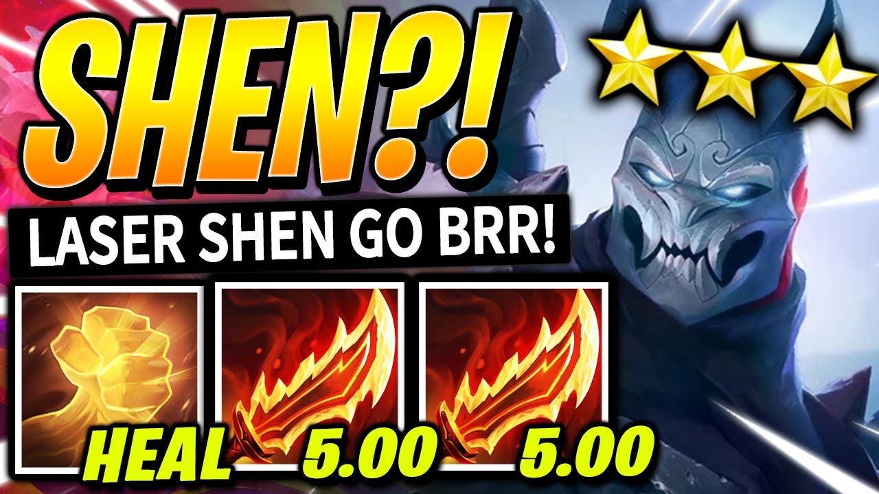 THE 20,000 DMG LASER SHEN 3 for RANKED in Set 11 - Best Comps | TFT Patch 14.6B | Teamfight Tactics