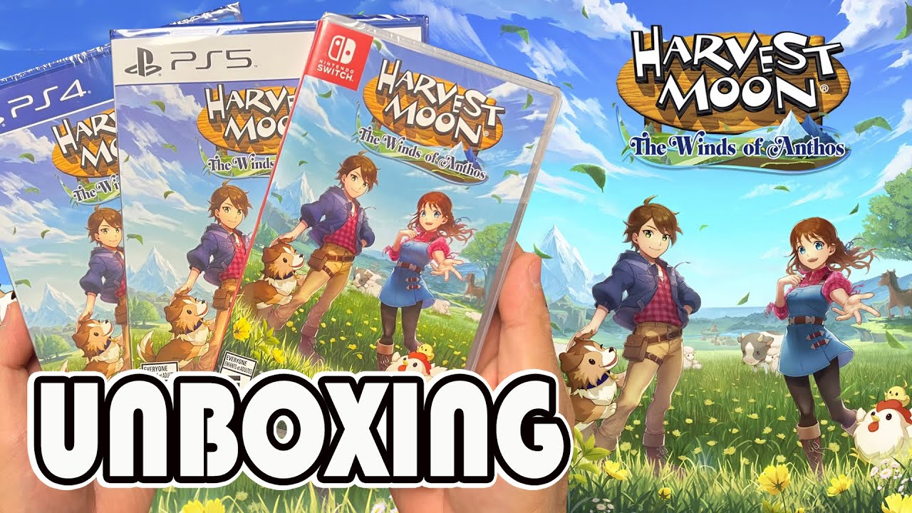 Harvest Moon: The Winds of Anthos (PS4/PS5/Switch) Unboxing