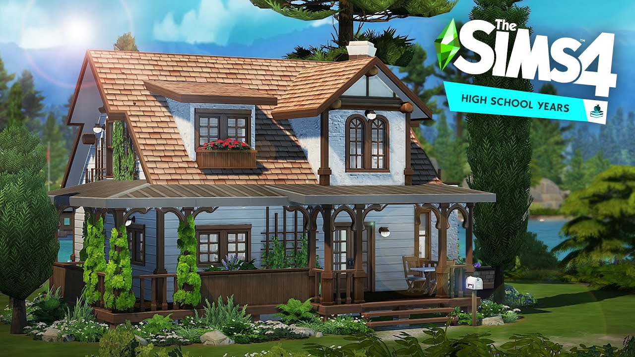 SMALL COPPERDALE FAMILY HOME 🌲 | The Sims 4 Speed Build