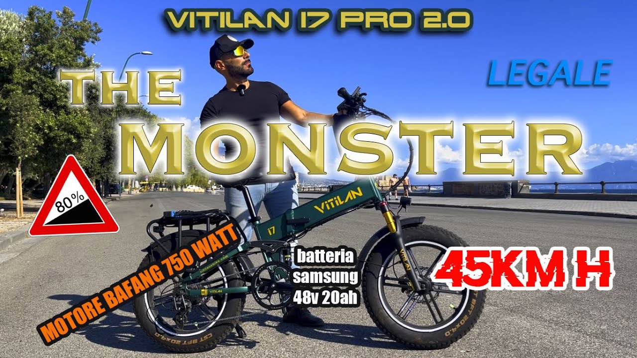 🇮🇹🇮🇹🇮🇹VITILAN I7 PRO 2.0 🚲🚲🚲 LA VERA RECENSIONE 