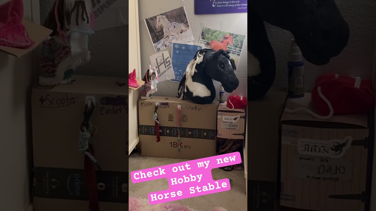 New hobby horse stable #hobbyhorse #hobbyhorsing