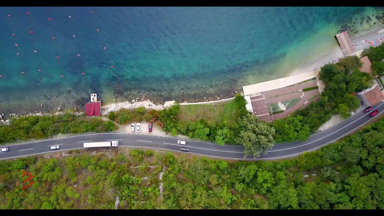 Seafront land in Boka Bay for sale || Property in Montenegro
