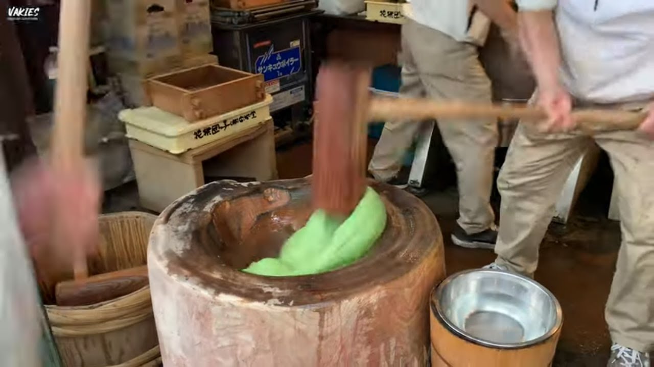 JAPAN NARA FASTEST MOCHI POUNDING