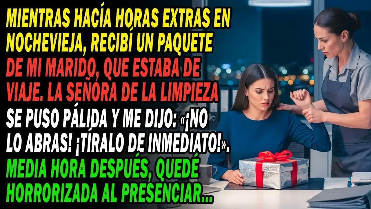 Recibí Un Regalo De Mi Esposo🎁 La Limpiadora Dijo： ＂¡No Lo Abras! ¡Tíralo Ya!＂🤔 30 Minutos Después..