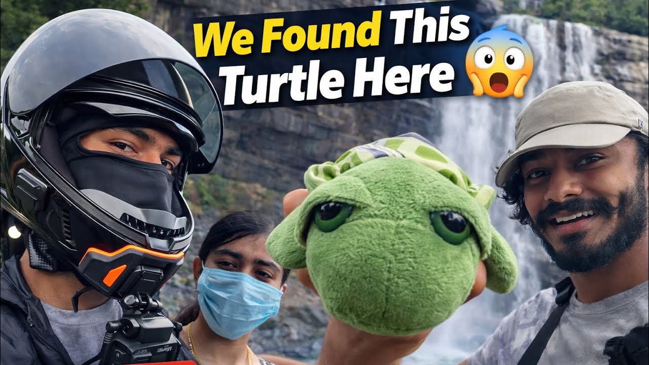 😱We found this turtle here&hearts;️| Athirapally waterfalls | bike ride | TTF | Tamil | Motovlog |