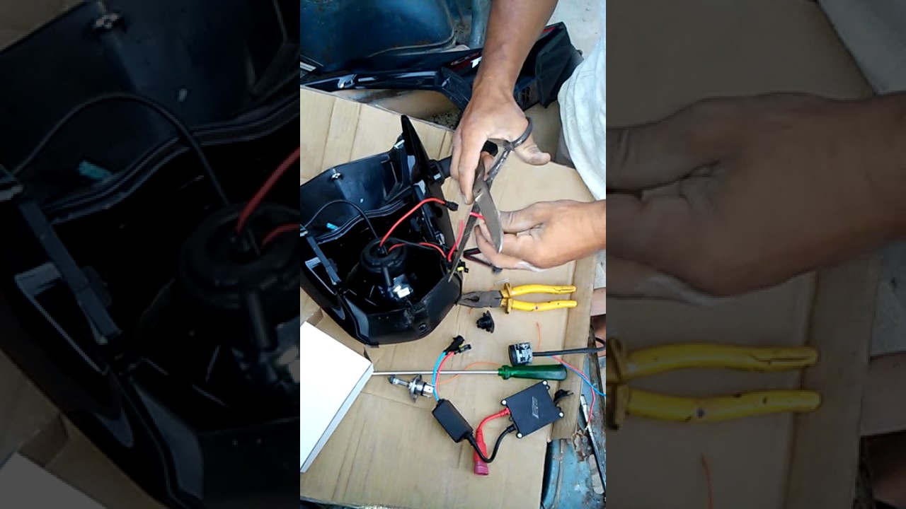 Como estala xenon sem mecher na estalaçao da moto