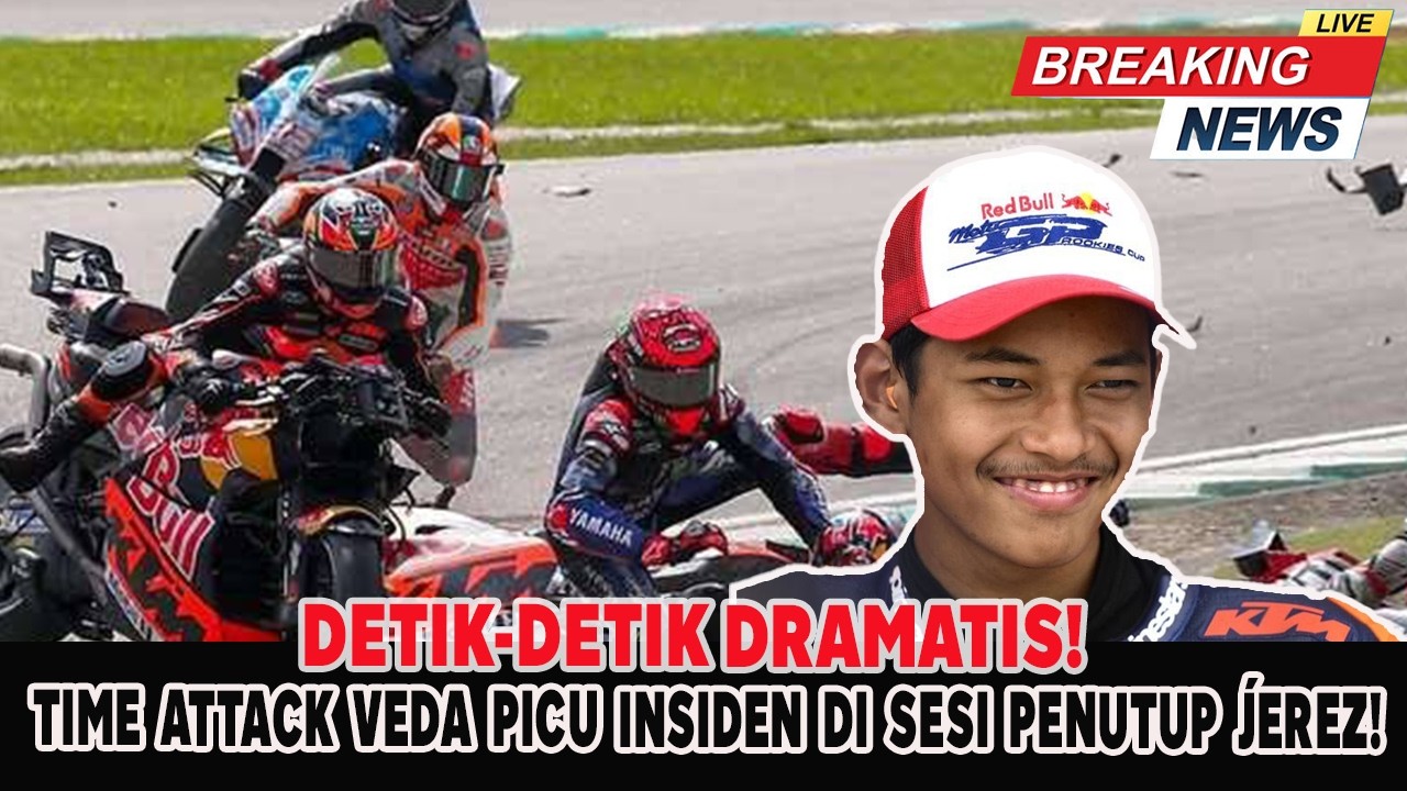 VEDA GUNCANG JEREZ! Lap 1:44.432 Bikin Rival Jatuh di Tikungan Terakhir!