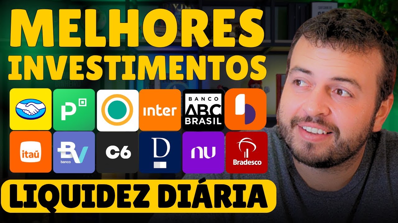 12 OP&Ccedil;&Otilde;ES COM LIQUIDEZ DI&Aacute;RIA! OS MELHORES INVESTIMENTOS DA RENDA FIXA PARA INICIANTES!