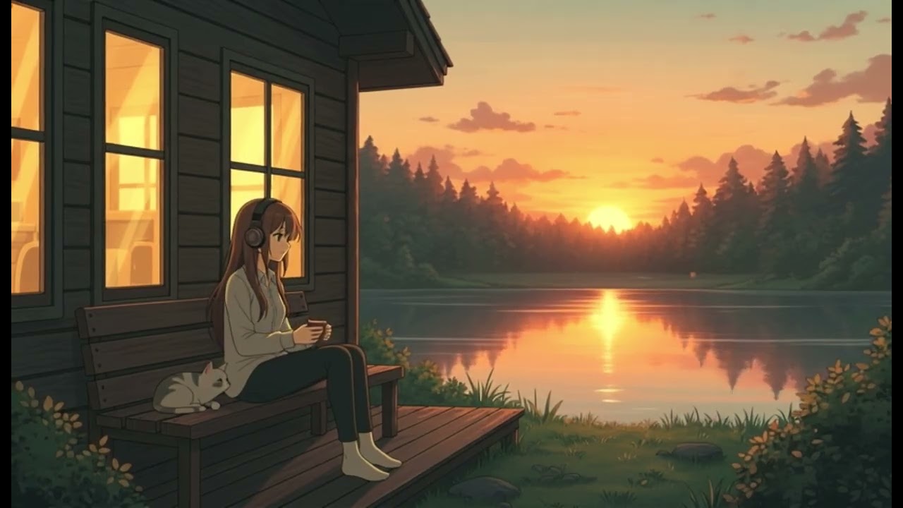 LOFI beats to heal your stress by the water🌿