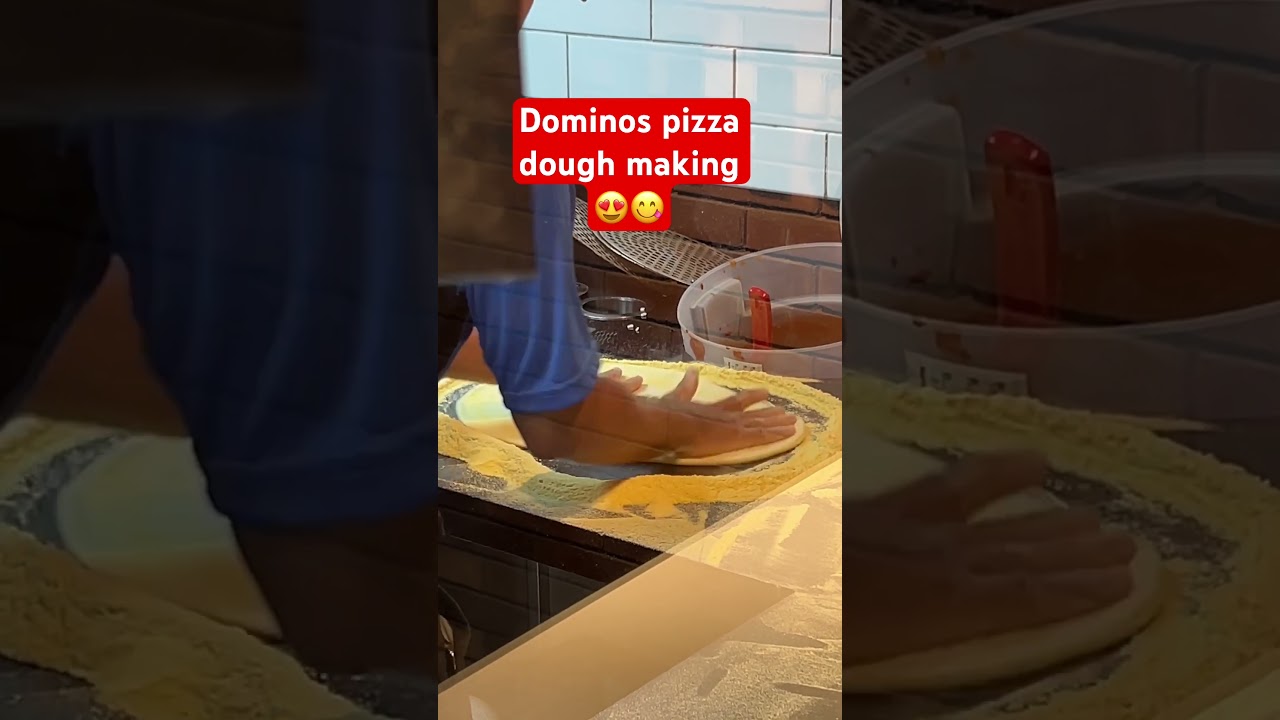 Dominos pizza dough making 😋😋 #pizza #pizzalover #dominos #shorts #trending #shortsvideo #food#yum
