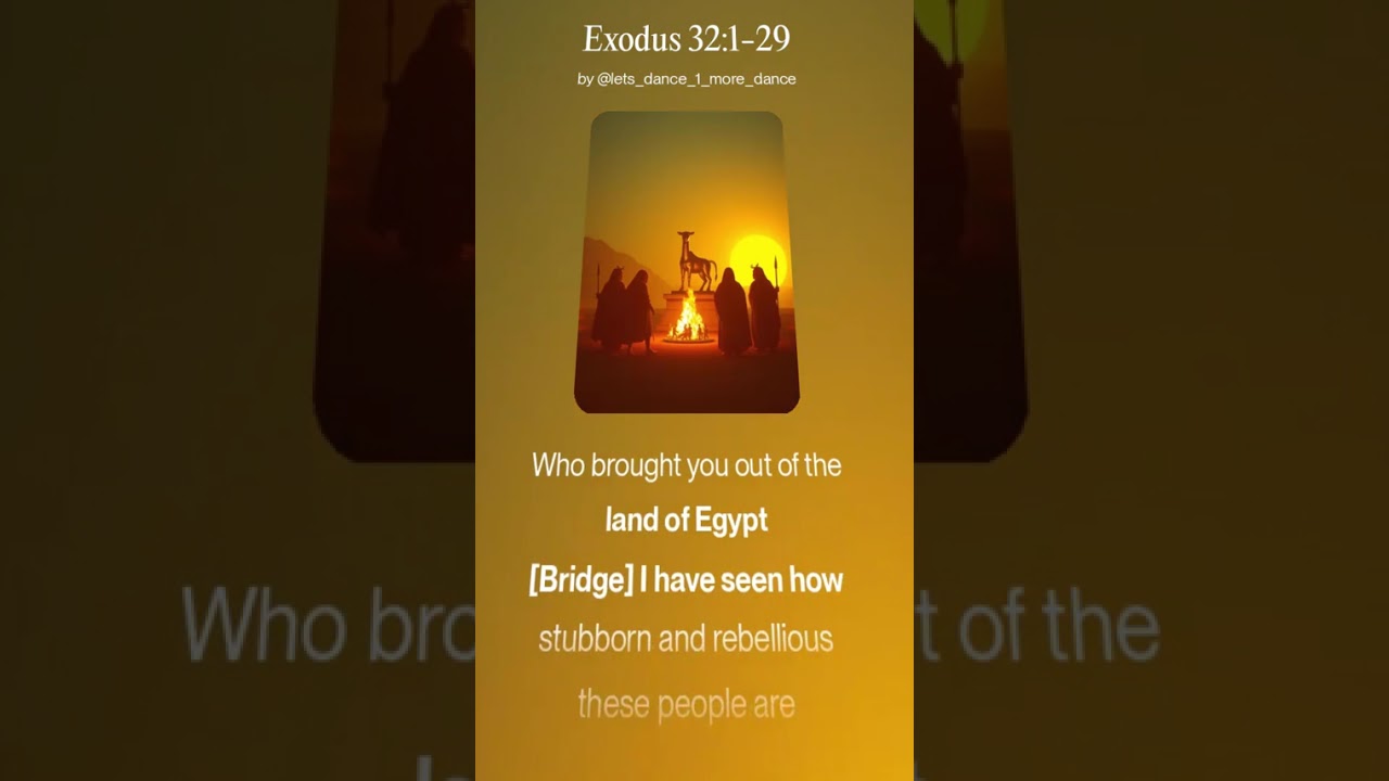 Exodus 32:1-29 