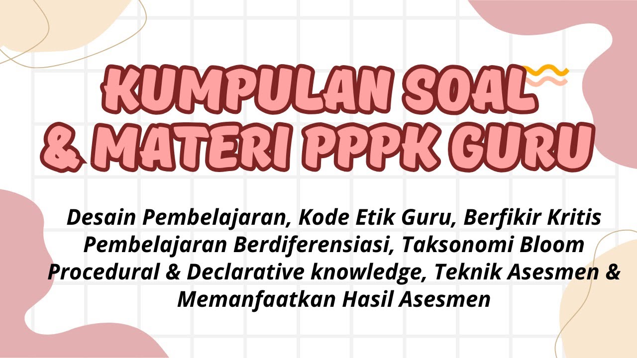 Cara Cepat & Praktis Kerjakan Soal PPPK Guru #pppkteknis #pppkguru