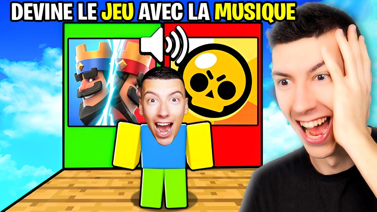 DEVINEZ LE MEILLEUR JEU DU MONDE🎤🤔🌈 D&Eacute;FI D'&Eacute;COUTER LA MUSIQUE POUR DEVINER LE NOM D'UN JEU C&Eacute;L&Egrave;BRE