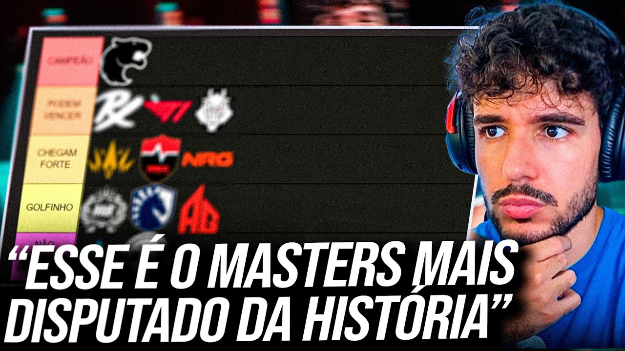 NYANG faz sua TIERLIST DO MASTERS SANTIAGO! FURIA VAI SURPREENDER NOVAMENTE?