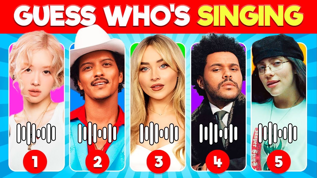 Guess Who's Singing 2025 Edition🎤🎵