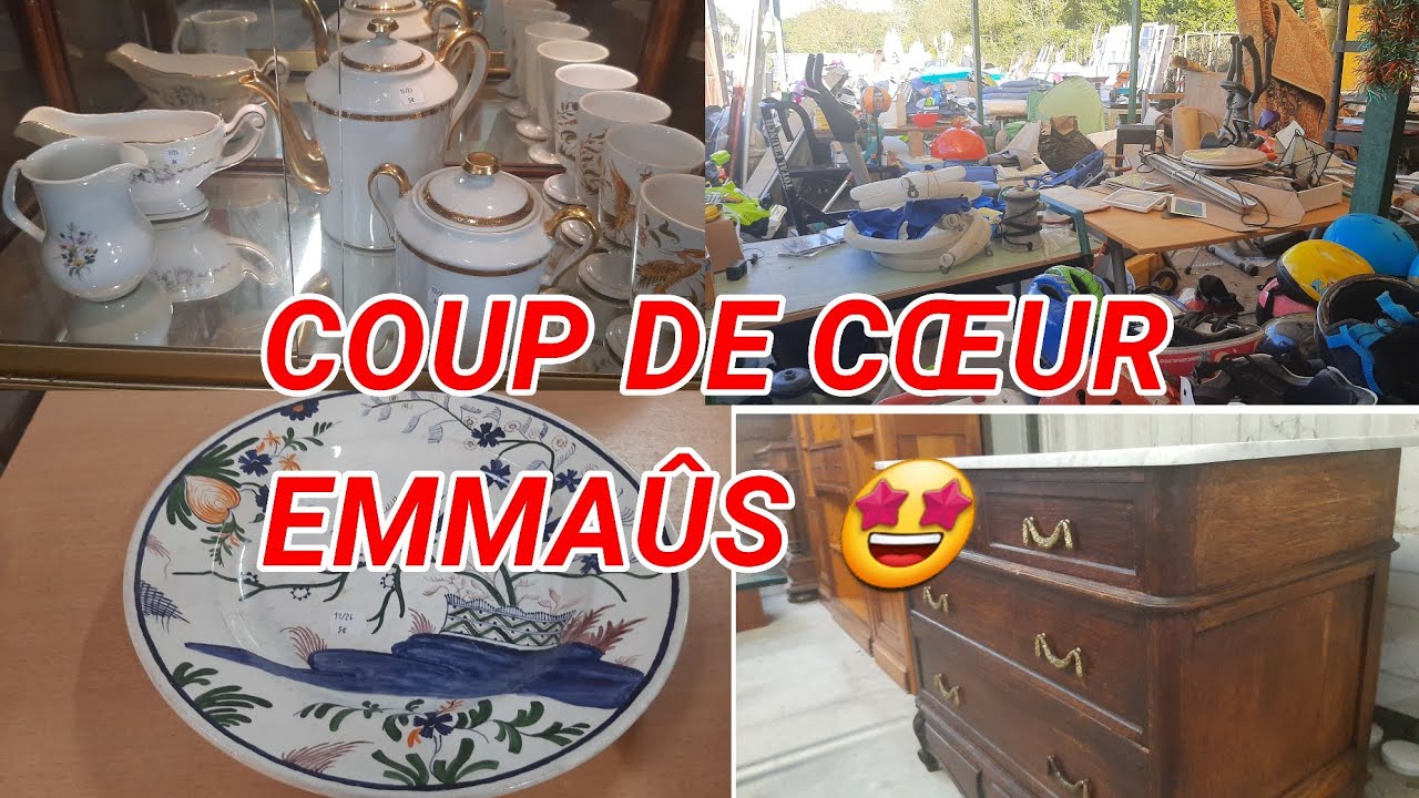 TOUR EMMAUS BAYONNE TARNOS 64😱 BON PLAN /جوطية فرنسا #emmaus #asmr #secondhand #shopping #جوطية