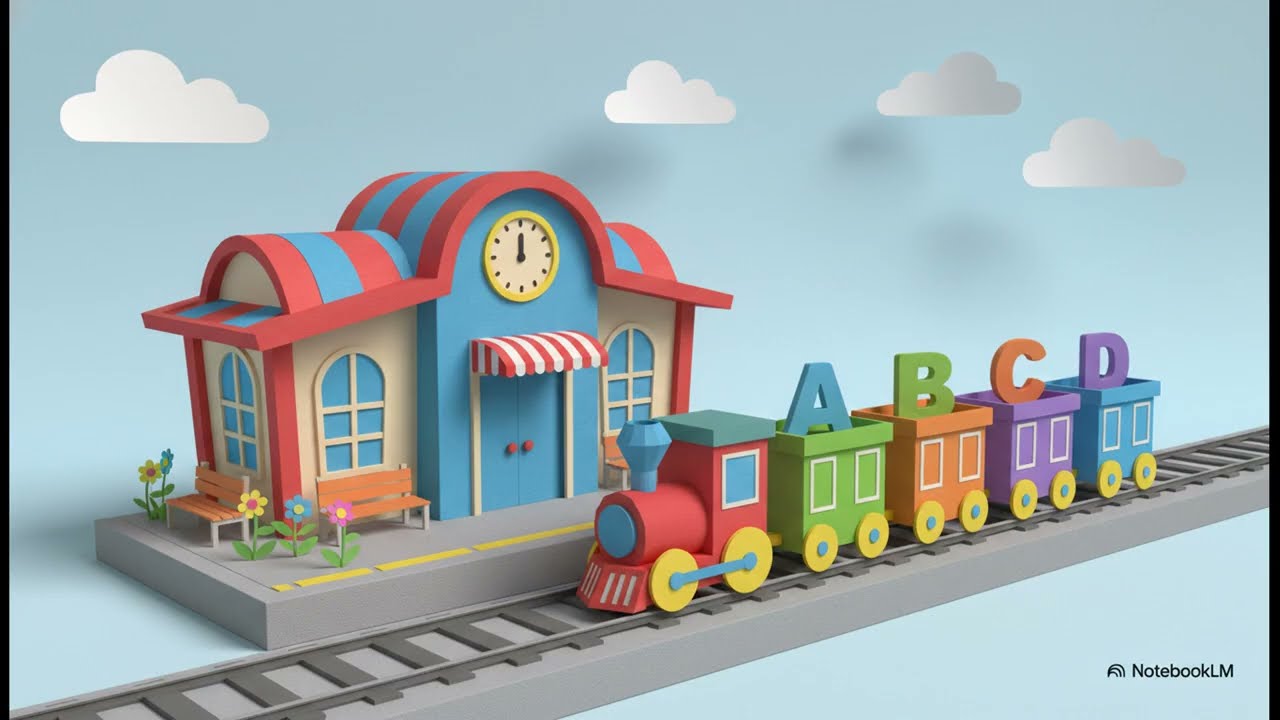 The Letter Train A - قطار الحروف A