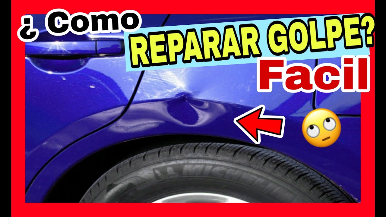 ✅como REPARAR GOLPE de CARRO 🛠️ [ TRUCO PASO A PASO]