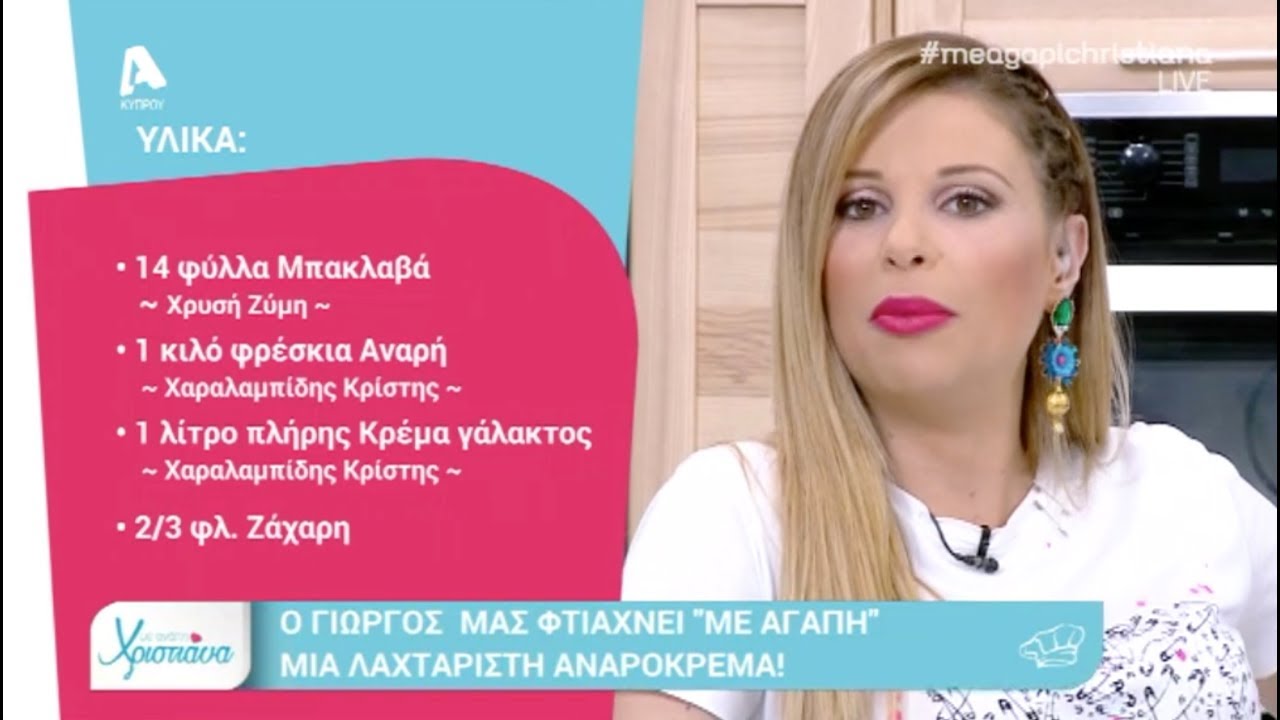 Χαραλαμπίδης Κρίστης | Αναρόκρεμα | Με Αγάπη Χριστιάνα | 11.04.2019