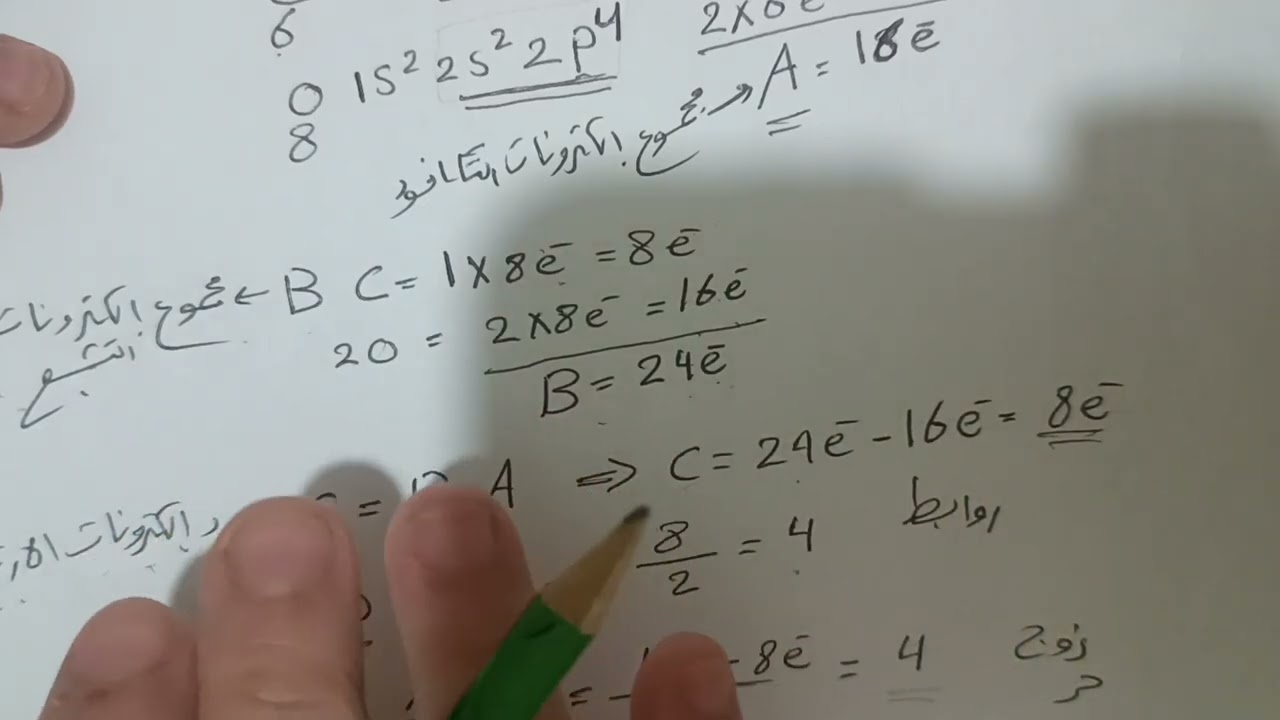 تحديد نوع التهجين كيمياء تانيه ثانوي 