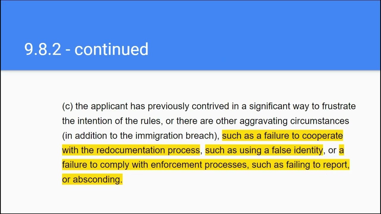 UK Overstayers - what you MUST not do when you apply (and other reasons for refusal).