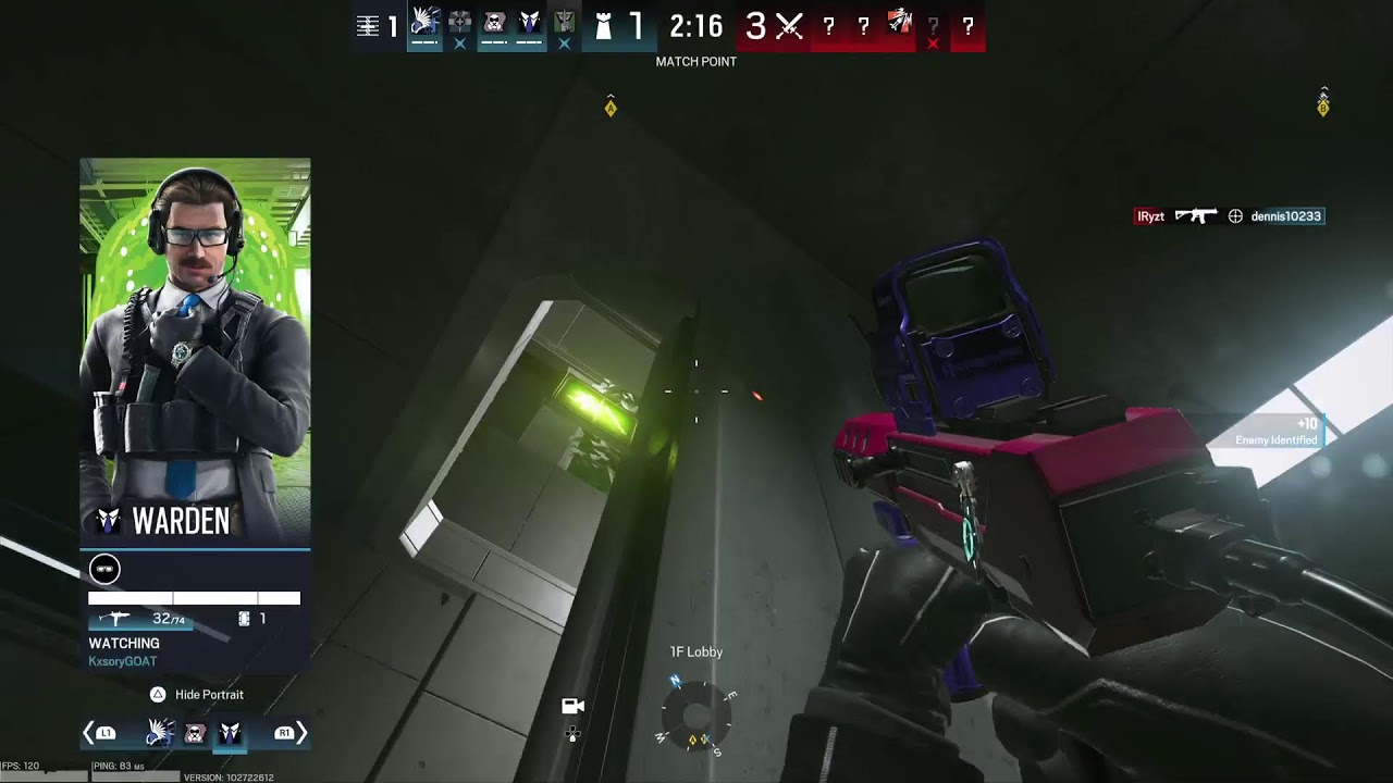 R6 with Dennis