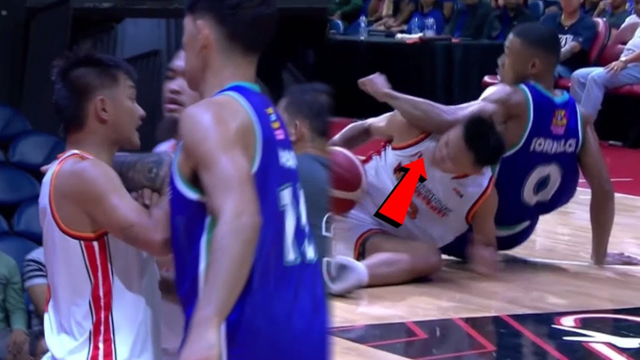 Fran Yu tries to FIGHT Inand Fornilos after swinging an elbow on him