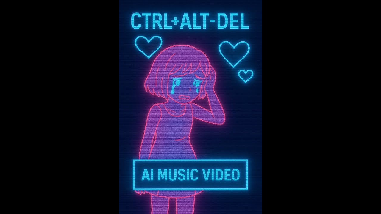 CONTROL ALT DELETE — AI Music Video (Echo Log II) | Glitch Pop / Cyber Heartbreak #ai #sora2 #aiart