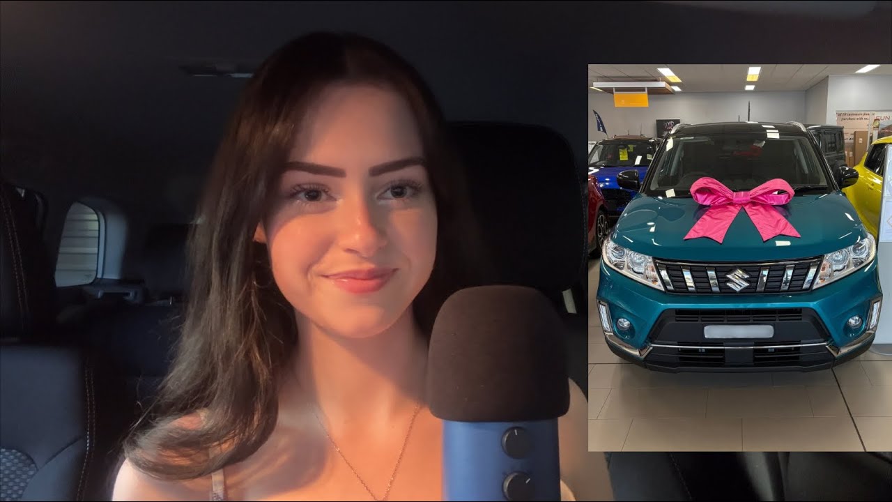 ASMR with my new car 🥹🚙