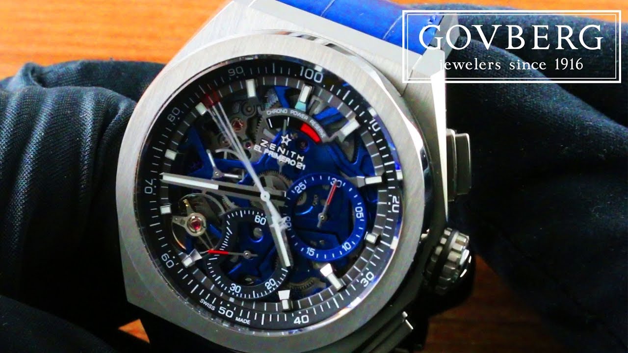 Руководство по эксплуатации и уходу за часами Zenith Defy El Primero 21 (95.9002.9004/78.R584‎)