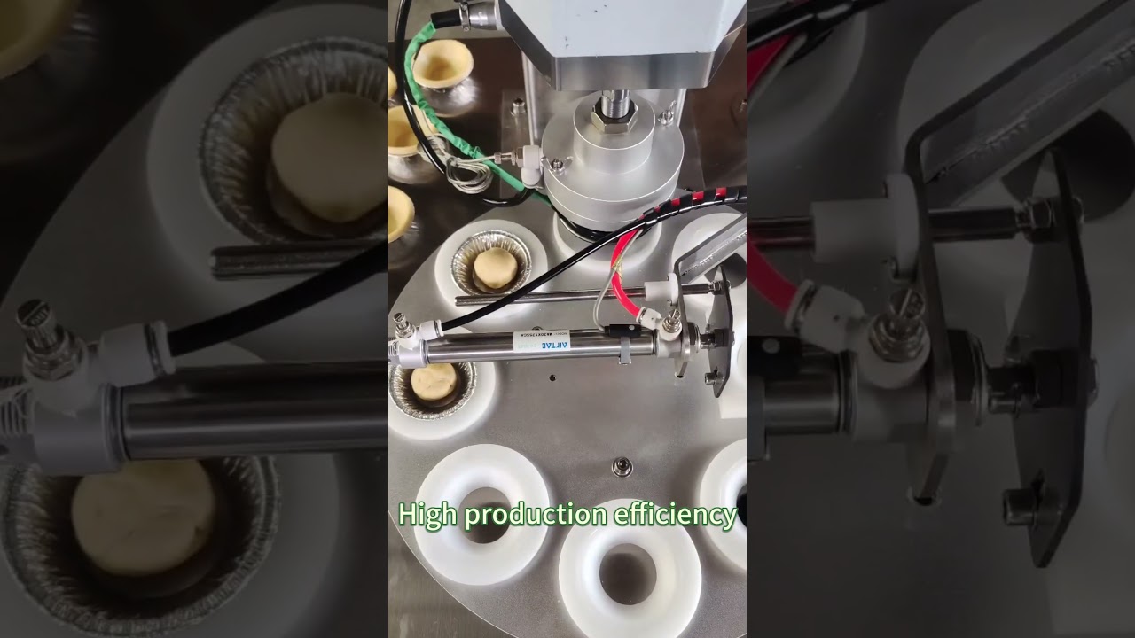 🥧 Automated Egg Tart Crust Forming Machine | Perfect Shells Every Time!#eggtart #Portugueseeggtart