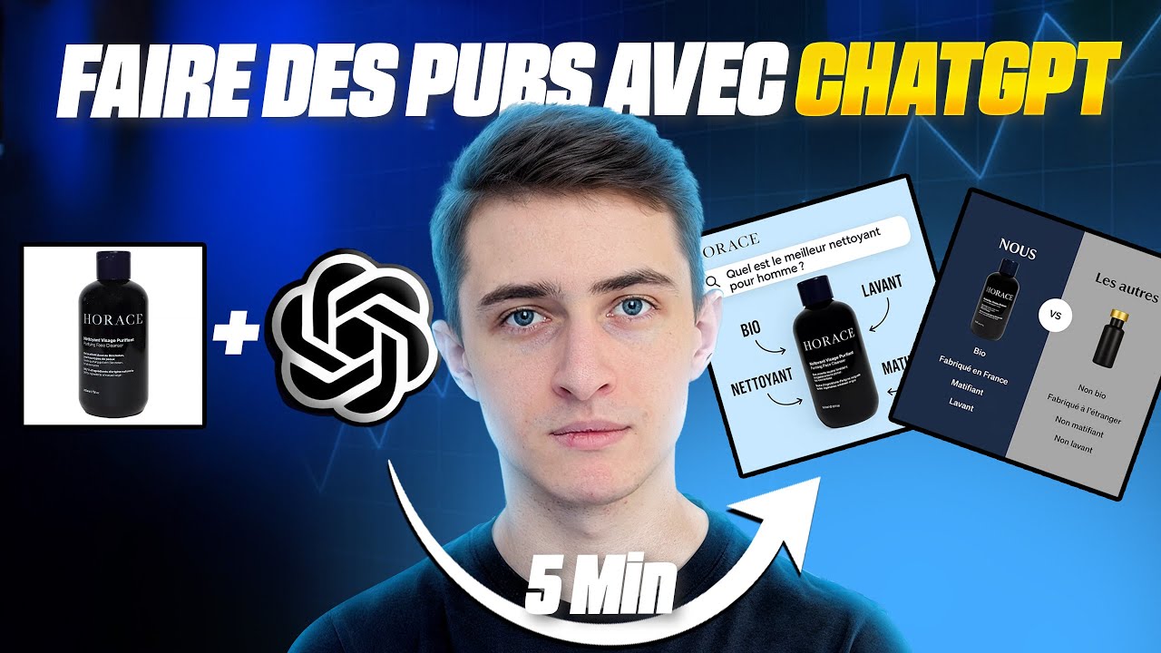 Cr&eacute;er une Pub avec ChatGPT facilement (Moins de 5min !)