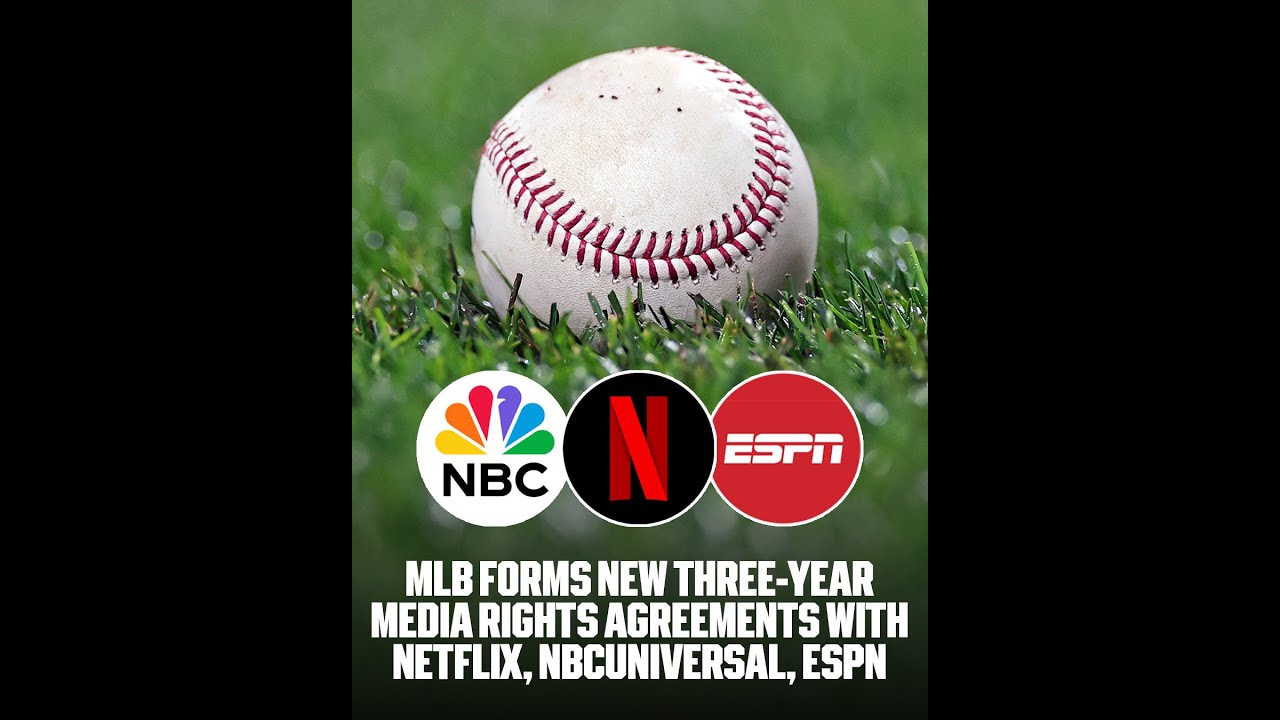 New @MLB on @espn | @NBCSports | & @Netflix TV-Media Rights Deal are now been done!
