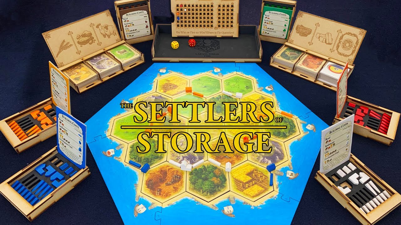 Catan Compatible Organizational Insert - The Settlers of Storage Assembly Instructions